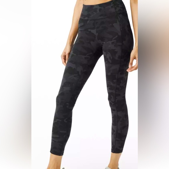 Lululemon Align invigorate high rise incognito camo cropped legging bottoms - Picture 2 of 12
